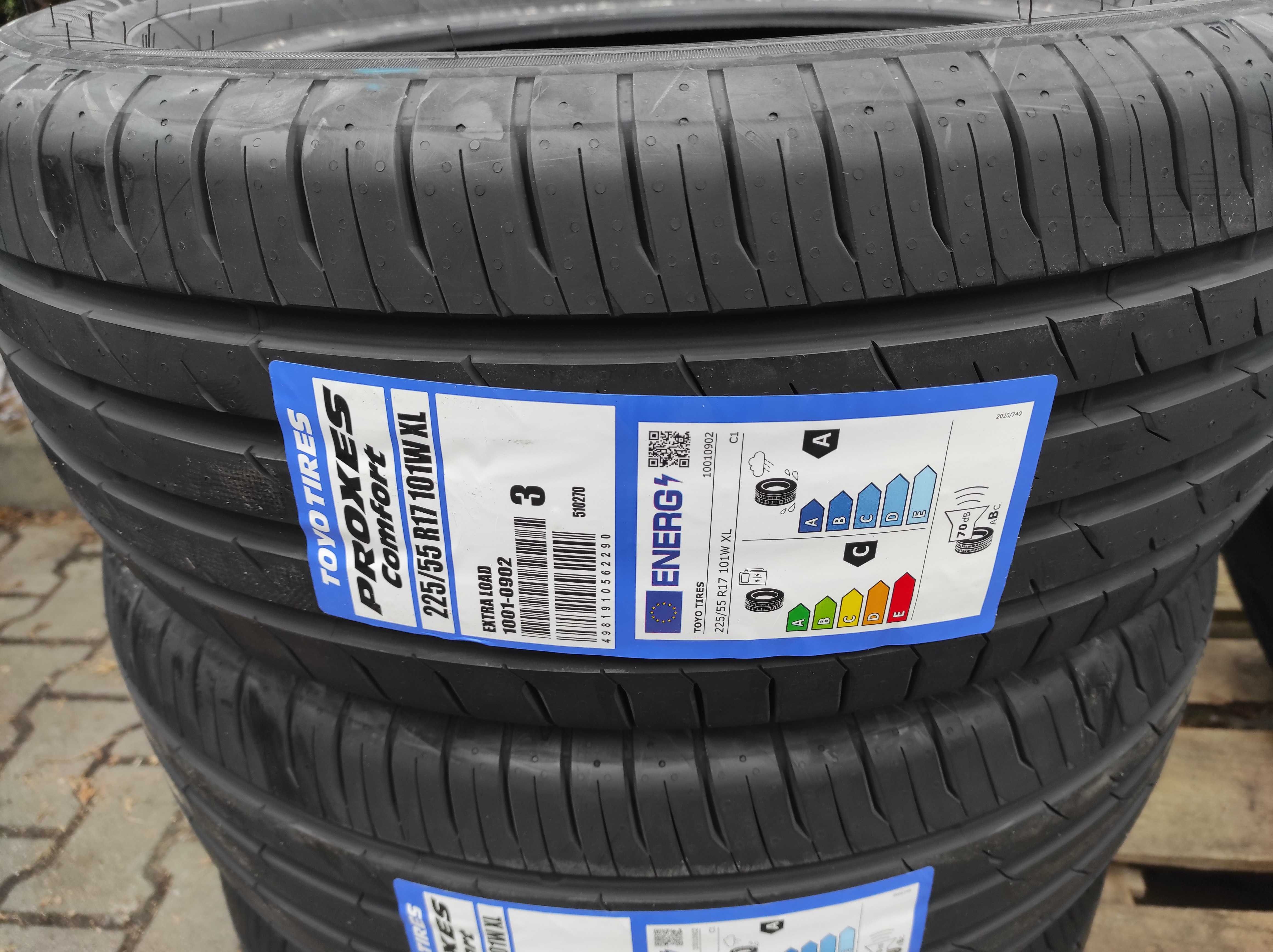 NOWE opony letnie 4x 225/55 R17 Toyo Proxes Sport 2023 WYSYŁKA