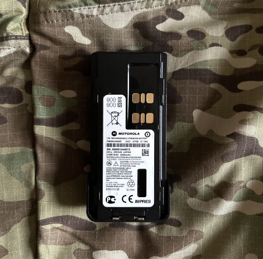 Аккумулятор 5000 mah для рации motorola батарея моторола dp4400 type-c