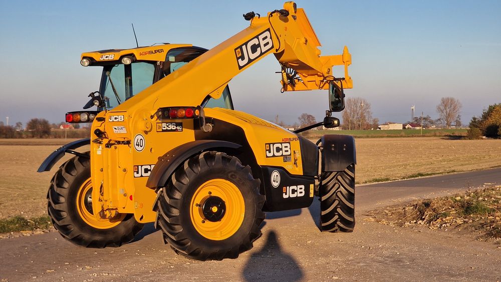 Ładowarka teleskopowa JCB 536-60 AGRISUPER 17r Full opcja,Piekna,Klima
