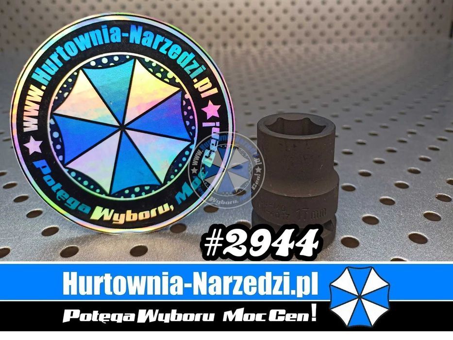 Nasadka Udarowa 1/2" 17mm klucz 17mm nasadka 17mm Honiton