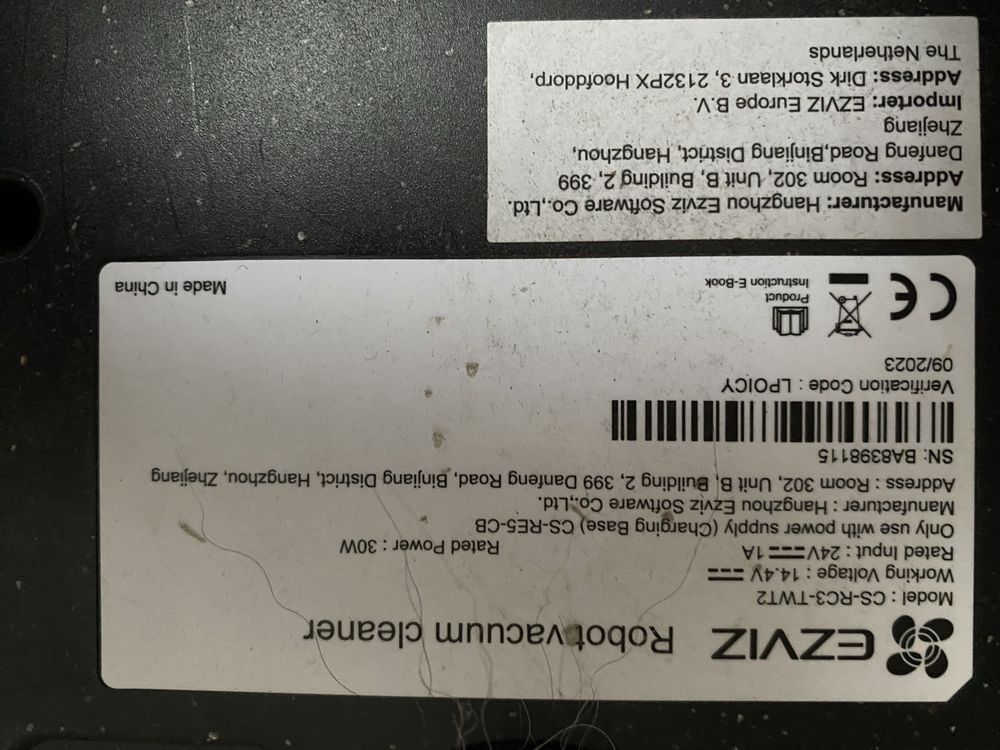 PROMOCJA! Robot sprzątający ezviz RC3