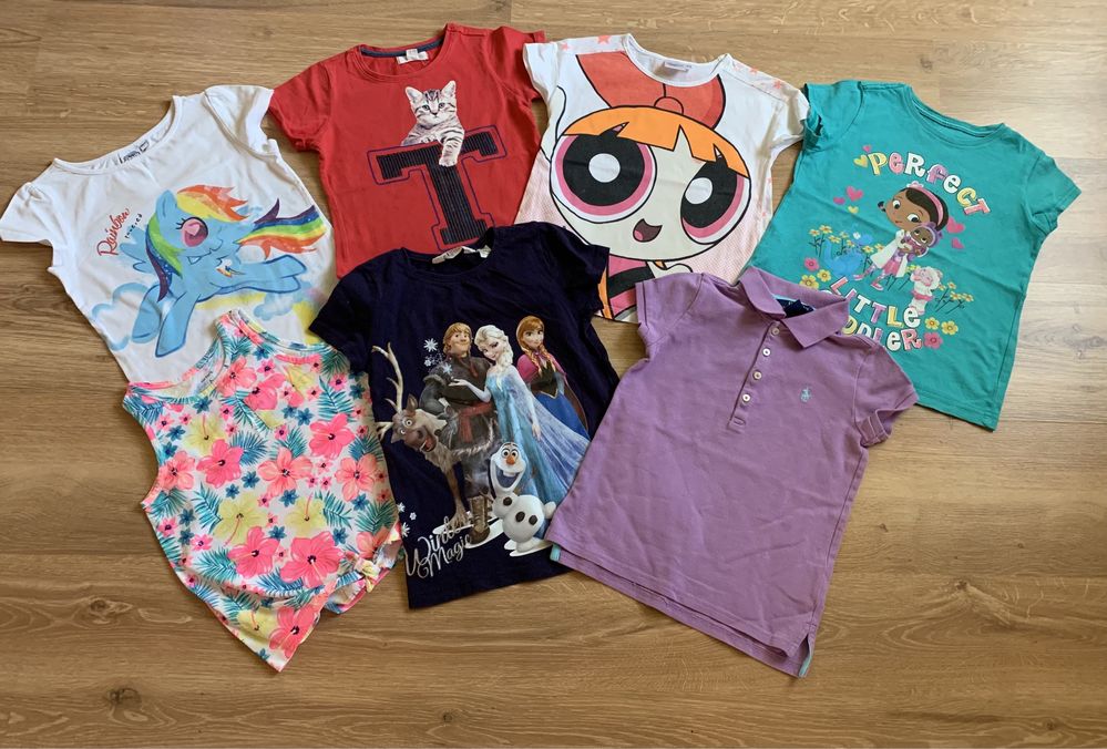 Футболка h&m, cool club, carter’s, DISNEY 5-7 лет