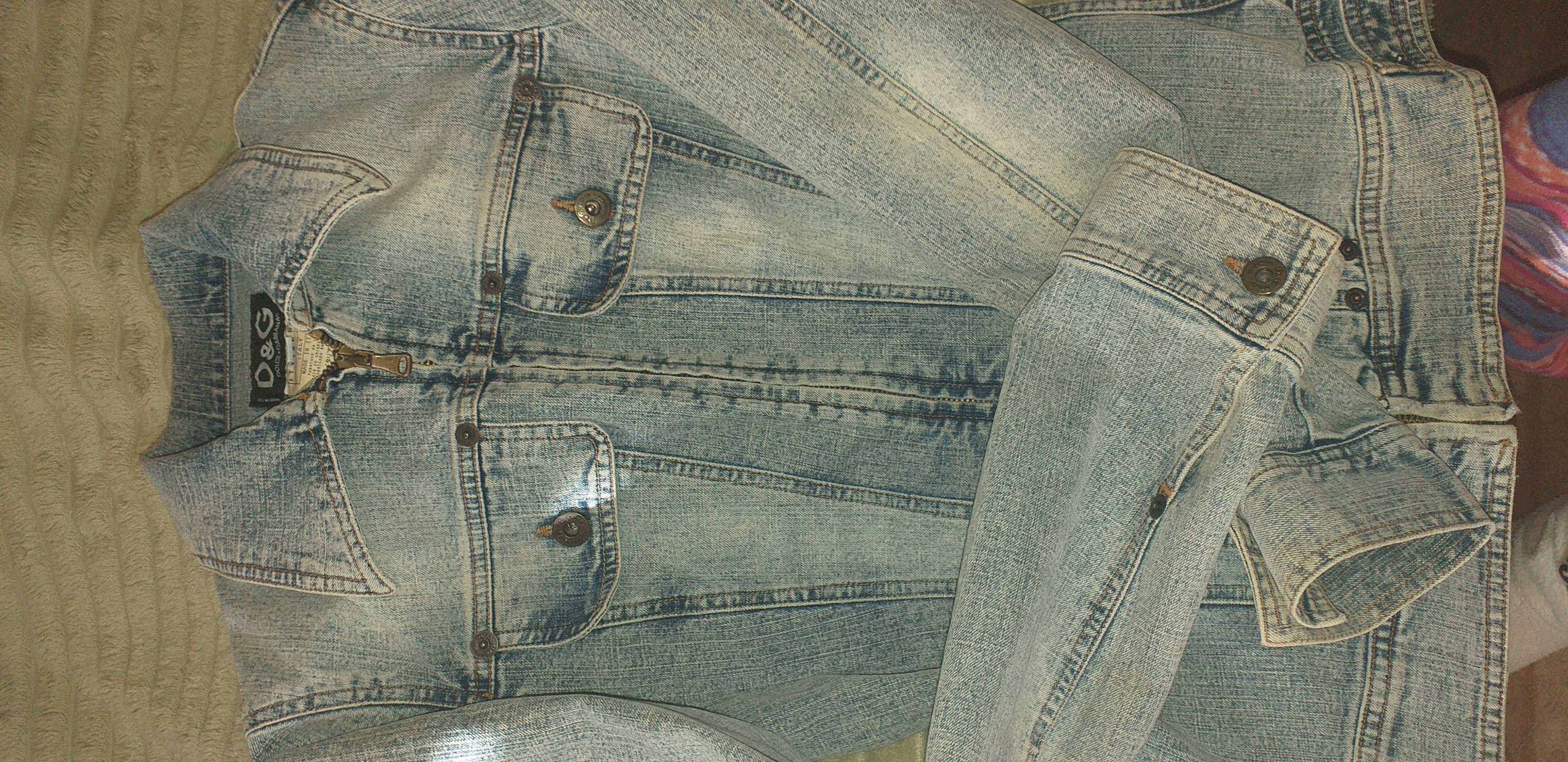 Куртки джинс фирмы  D&G и накидка