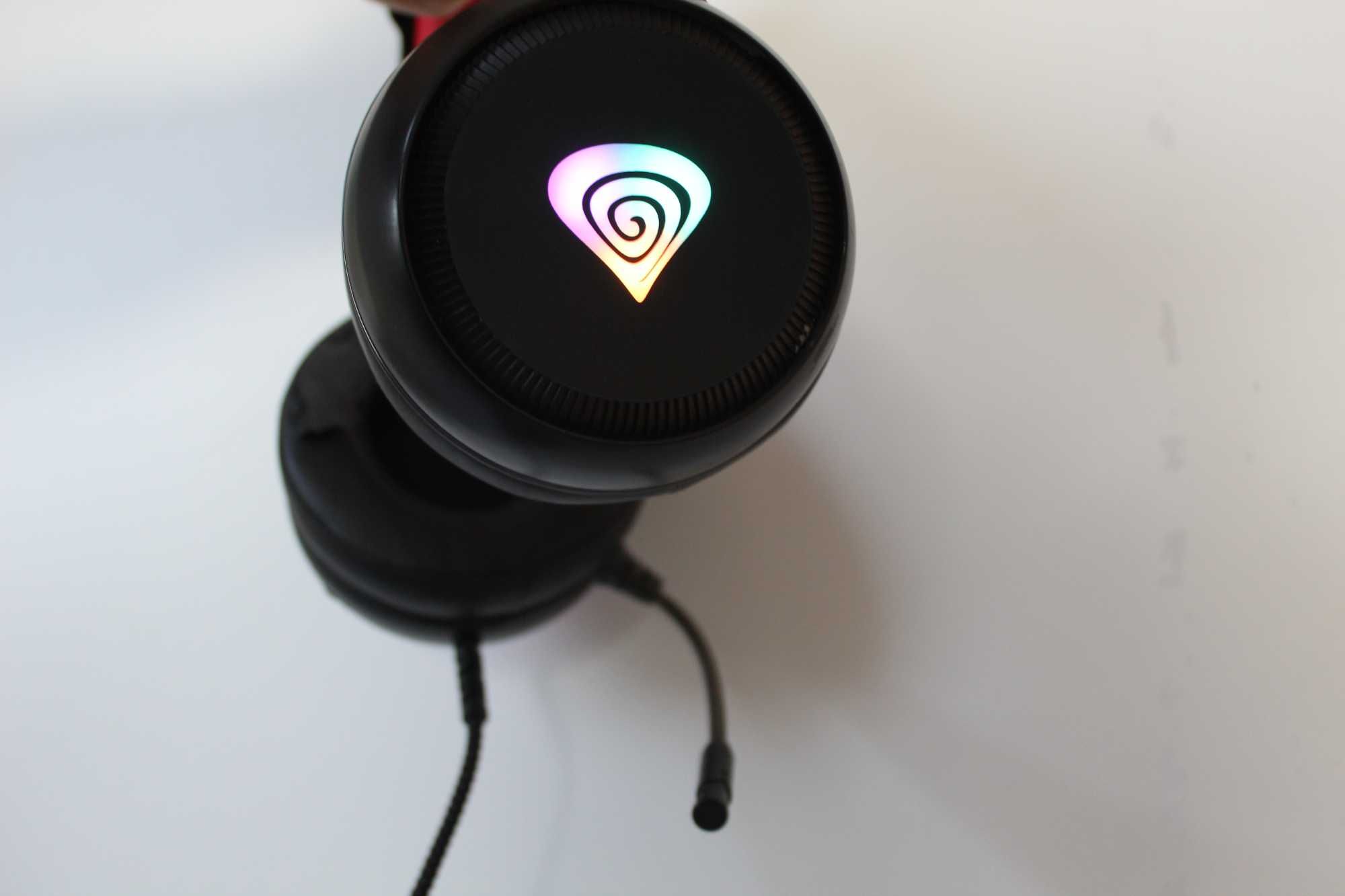 Słuchawki gamingowe GENESIS NEON 200 RGB z mikrofonem i pudełkiem