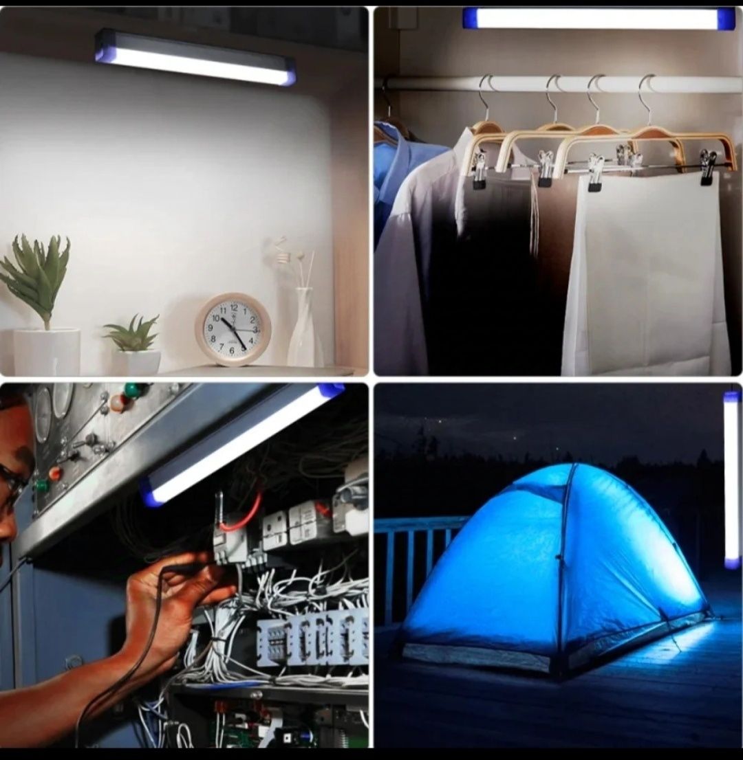 Lâmpada Led com bateria recarregável