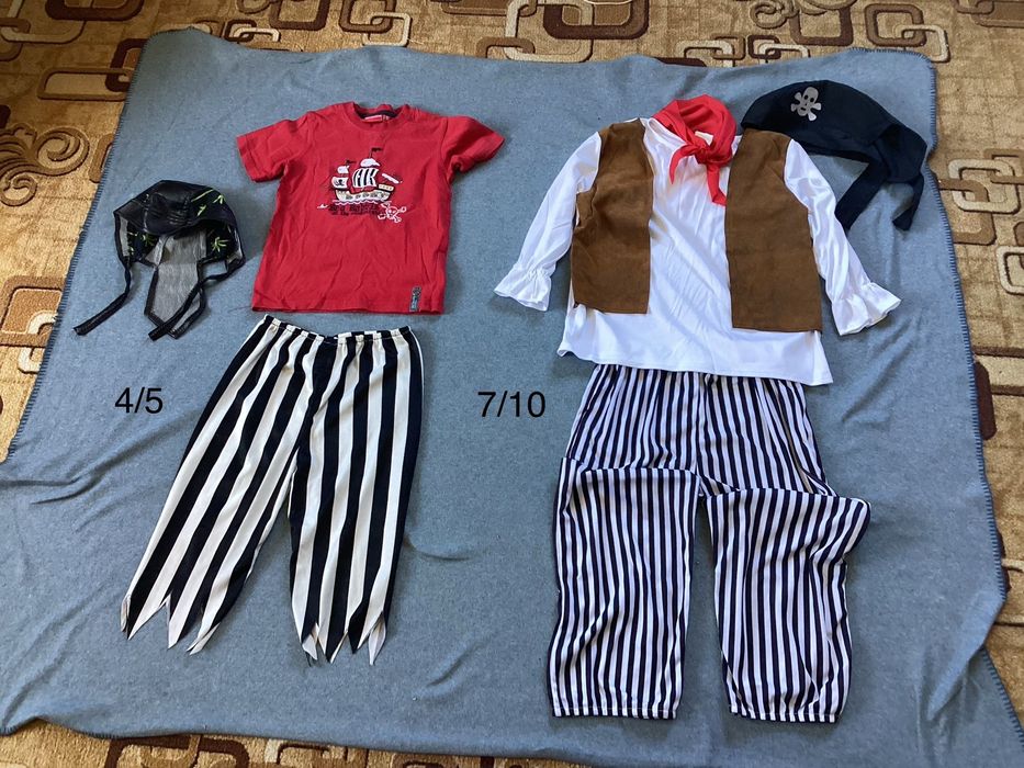 костюм на Хеллоуин Пират Скелет Черт Зомби Дракула Паук