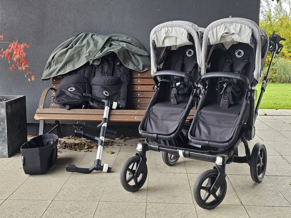 Wózek bugaboo donkey twin 5 bliźniaki  rok po roku podwójny 2w1