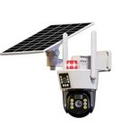 Камера видеонаблюдения IP 4G на солнечной панели V380 уличная под сим