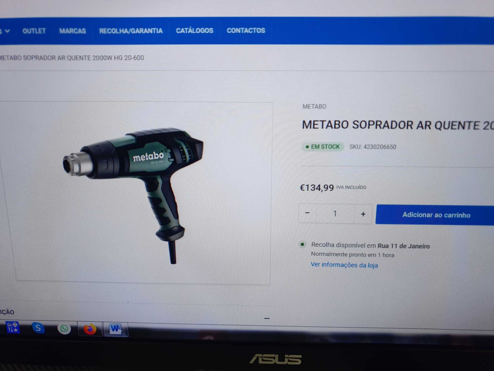 LEISTER METABO PISTOLA AR QUENTE METABO QUEIMADOR DE LINHAS