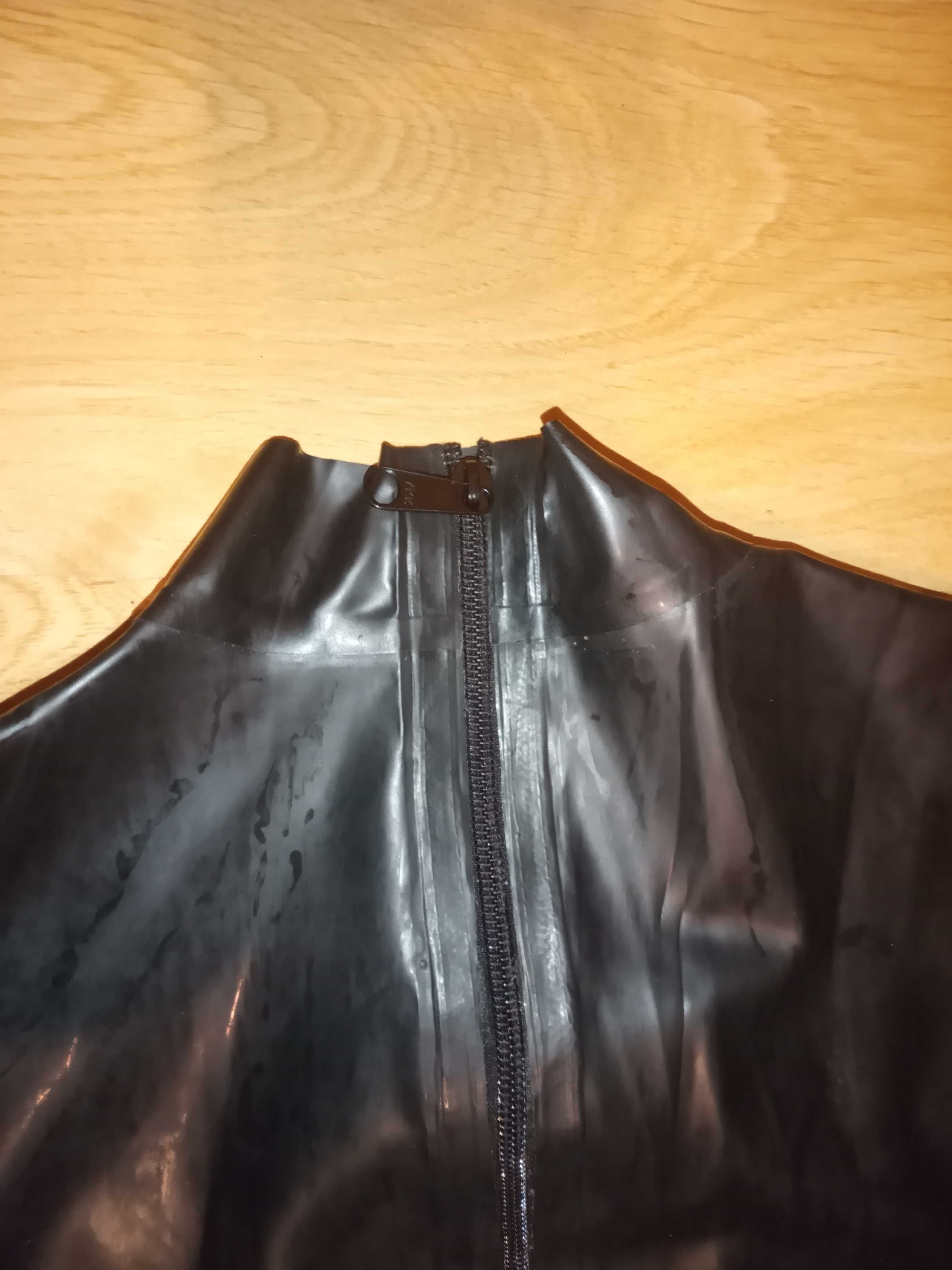 926/ OD RĘKI L Okazja NOWY catsuit kombinezon latex 0,4 mm lateks