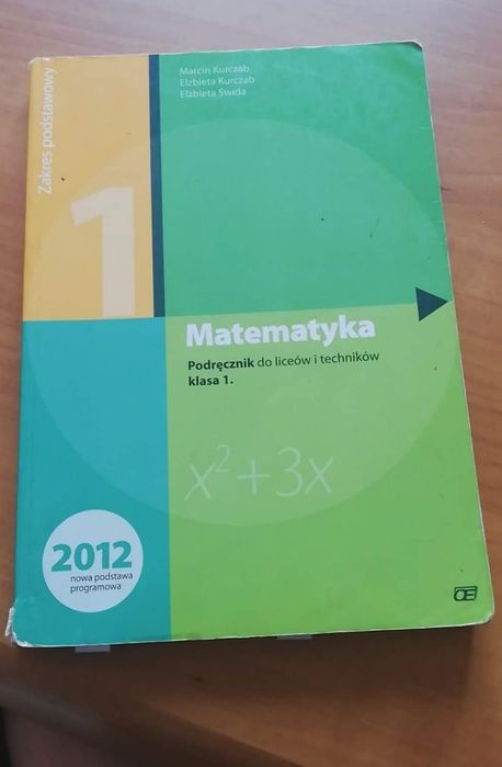 Podręcznik do matematyki 1