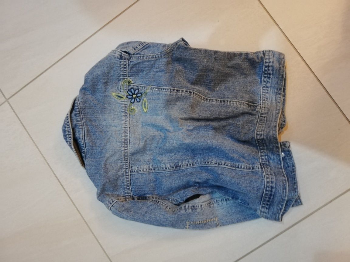 Kurtka jeans 134 dziewczynka