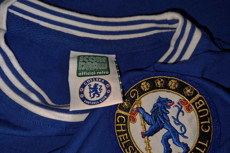 Chelsea FC Score Draw replika koszulki z sezonu 1962/63 rozmiar: L/XL