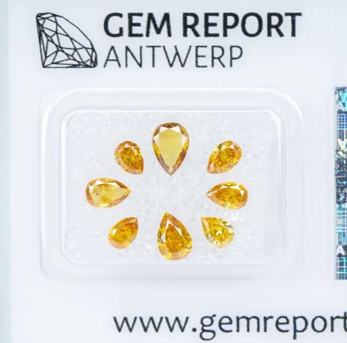 Diamenty naturalne 8szt. 1,38 karat (cts.)