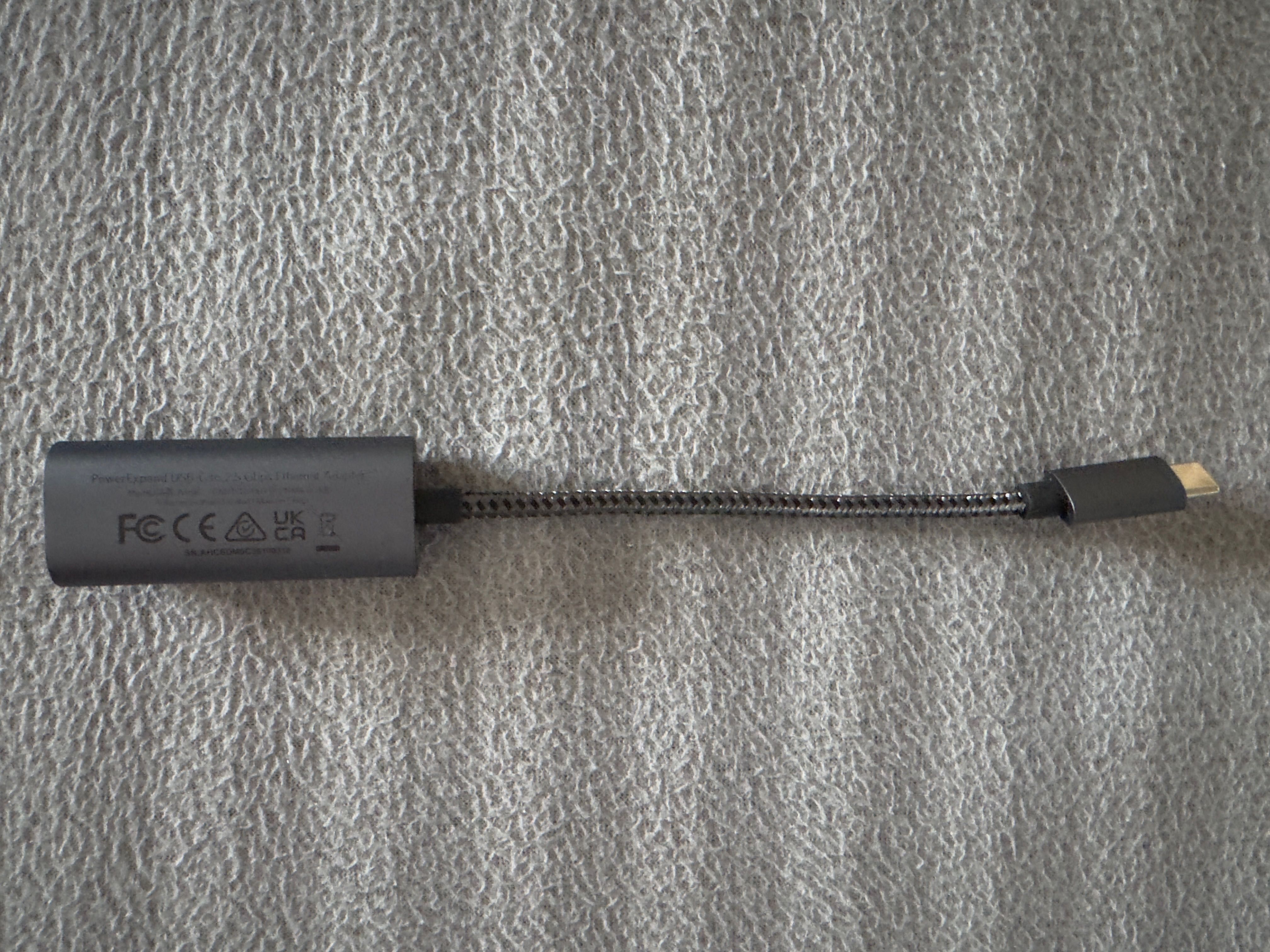 Adaptador USB C - Anker para Ethernet de 2,5 Gbps - Como NOVO