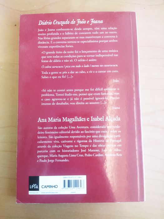 Livro "O diário cruzado de João e Joana", de Ana Maria Magalhães