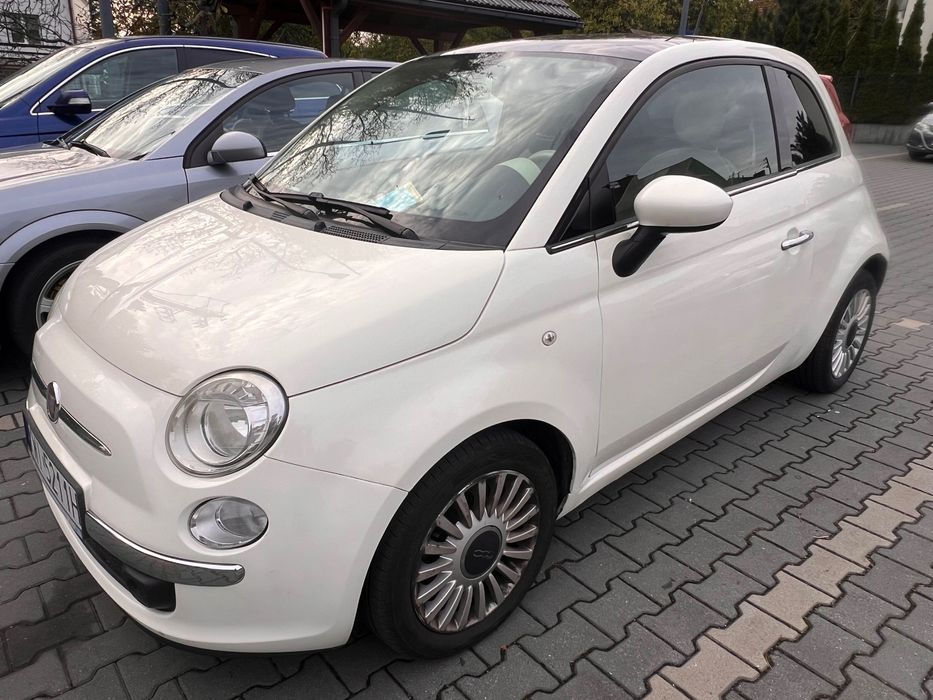 Fiat 500, 1.2 benzyna, niski przebieg, klimatyzacja