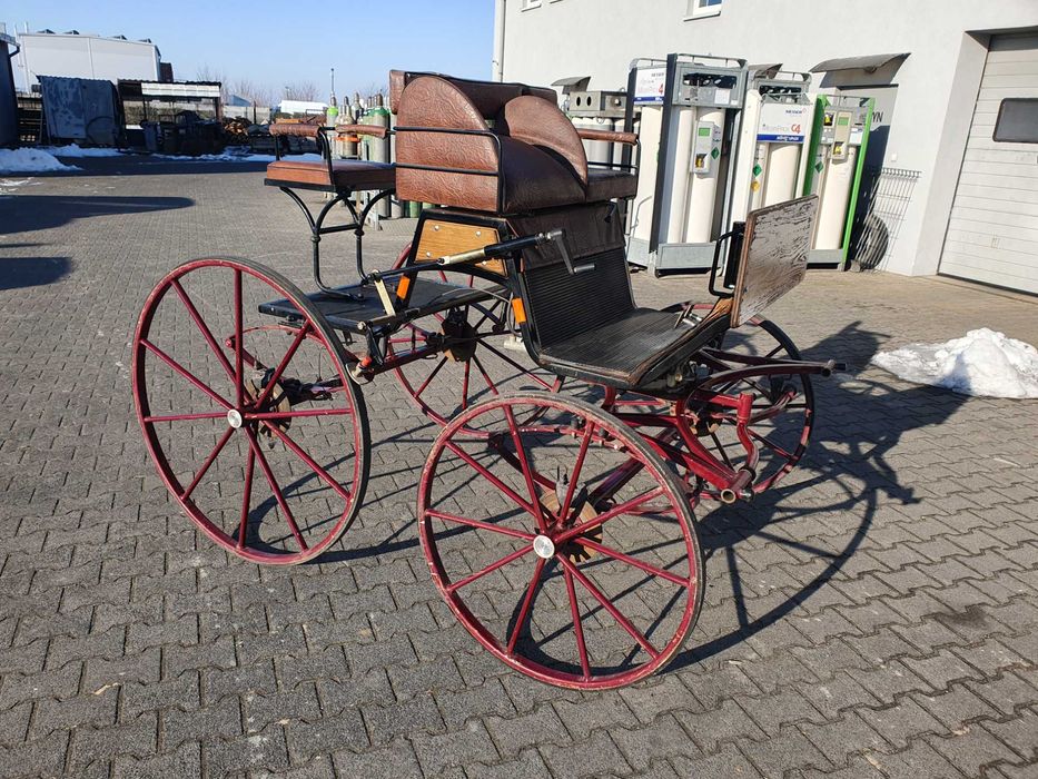 Bryczka spaider powóz  treningowy para i singiel