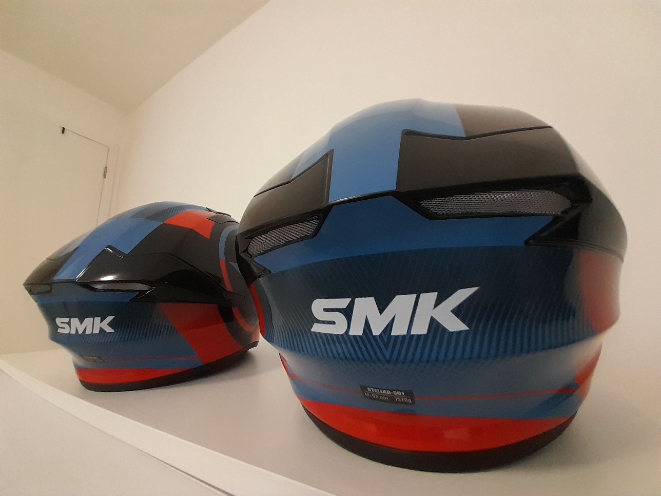 Capacete SMK Helmets - 2 UNIDADES