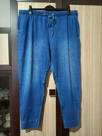 Spodnie damskie, dresowe dżinsowe 48