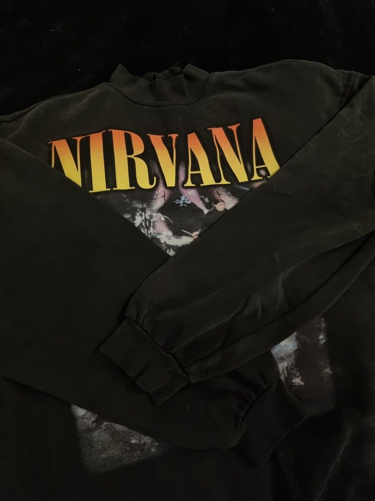 Nirvana 'Unplugged in New York' Sweter Bluza XS