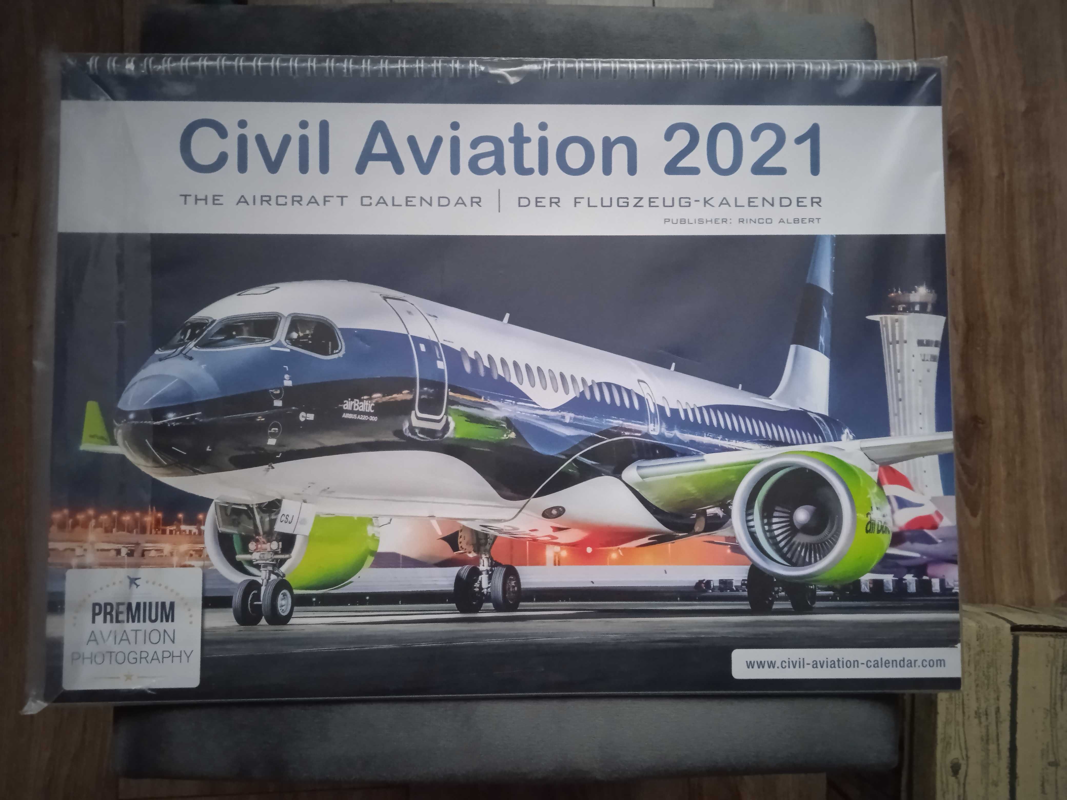 Kalendarz kolekcjonerski 2021 samoloty lotnictwo awiacja formatA3 NOWY