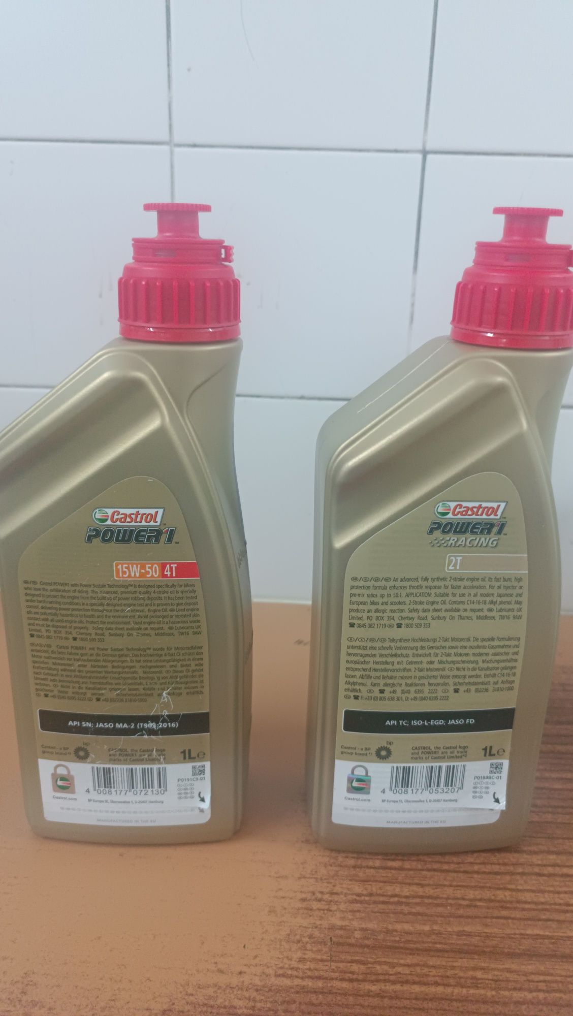 Óleo Castrol 15w40 e 2t