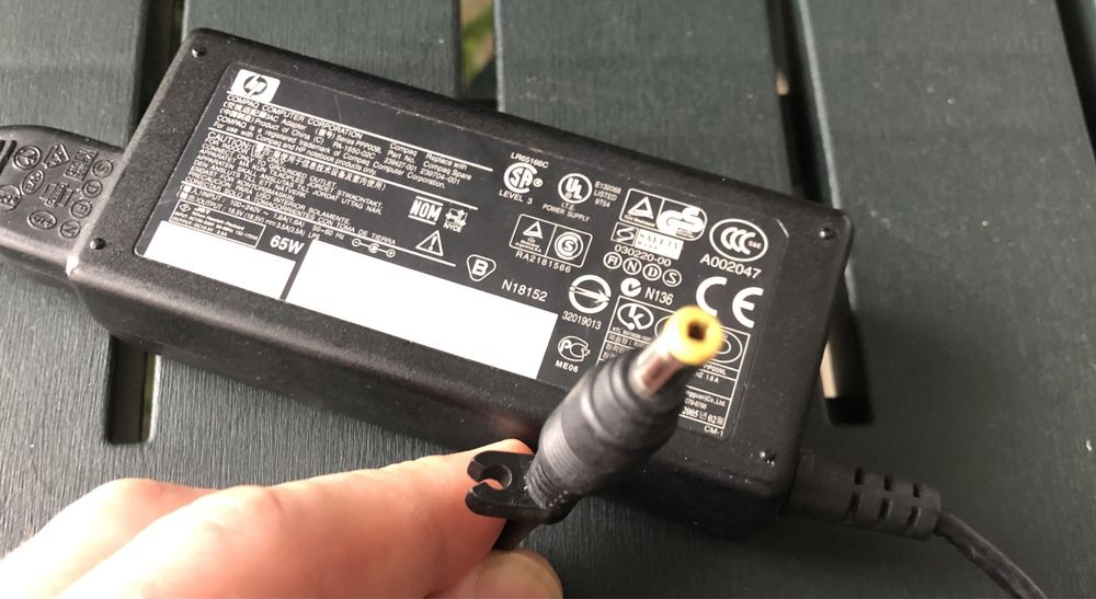 Блок живлення ноутбука DC 18,5V 3,5A 65W HP зарядка