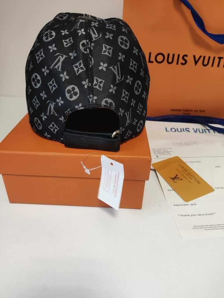 LOUIS VUITTON Męska damska czapka z daszkiem bejsbolówka 78-27