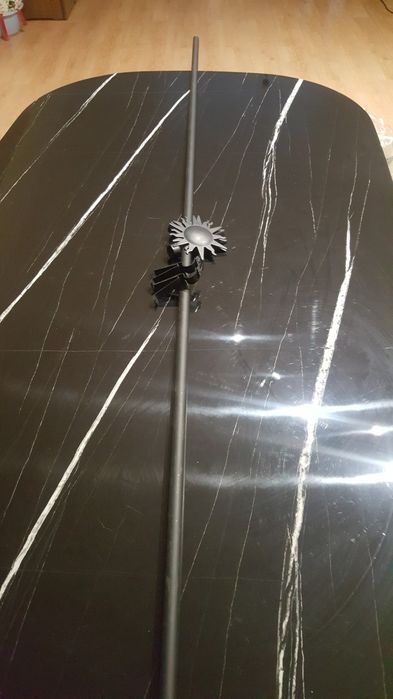 Varão cortinado preto 2m