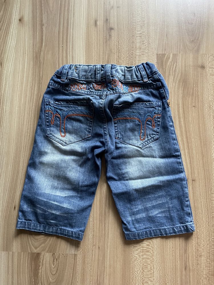 Spodnie, jeansy za kolano CoolClub chłopięce rozm. 128