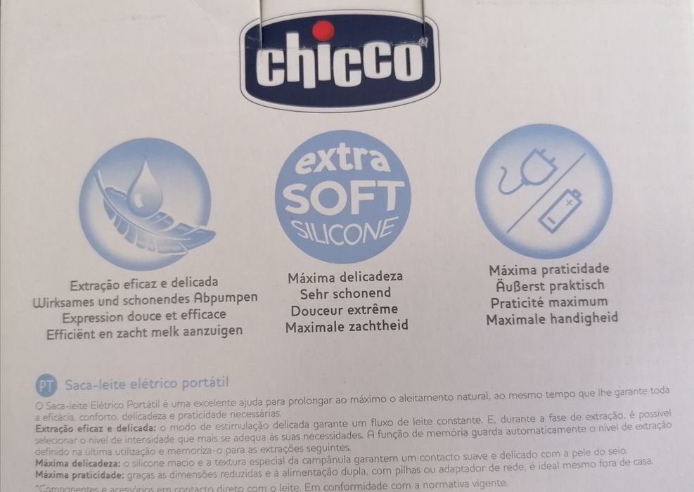 Saca-leite elétrico portátil Chicco