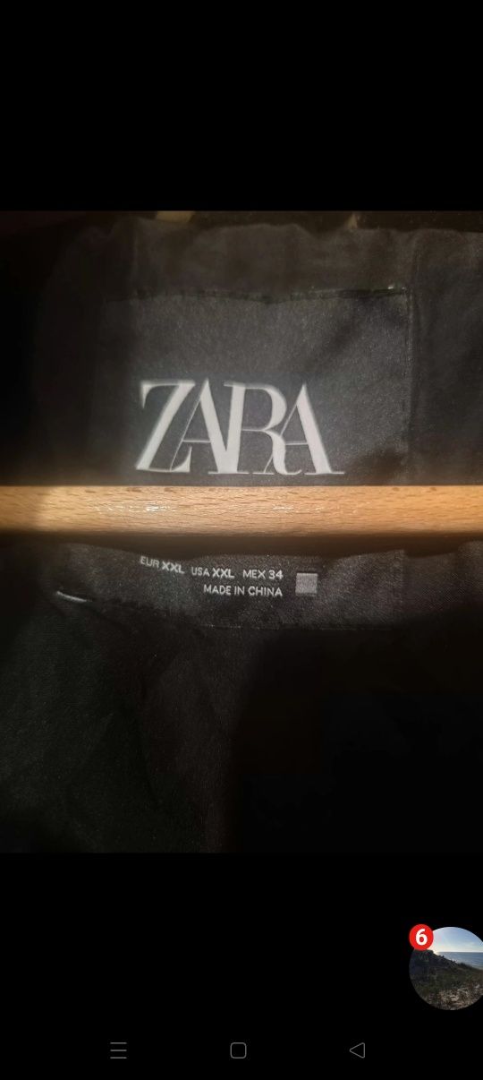 Zara, kurtka khaki w rozmiarze 2XL.