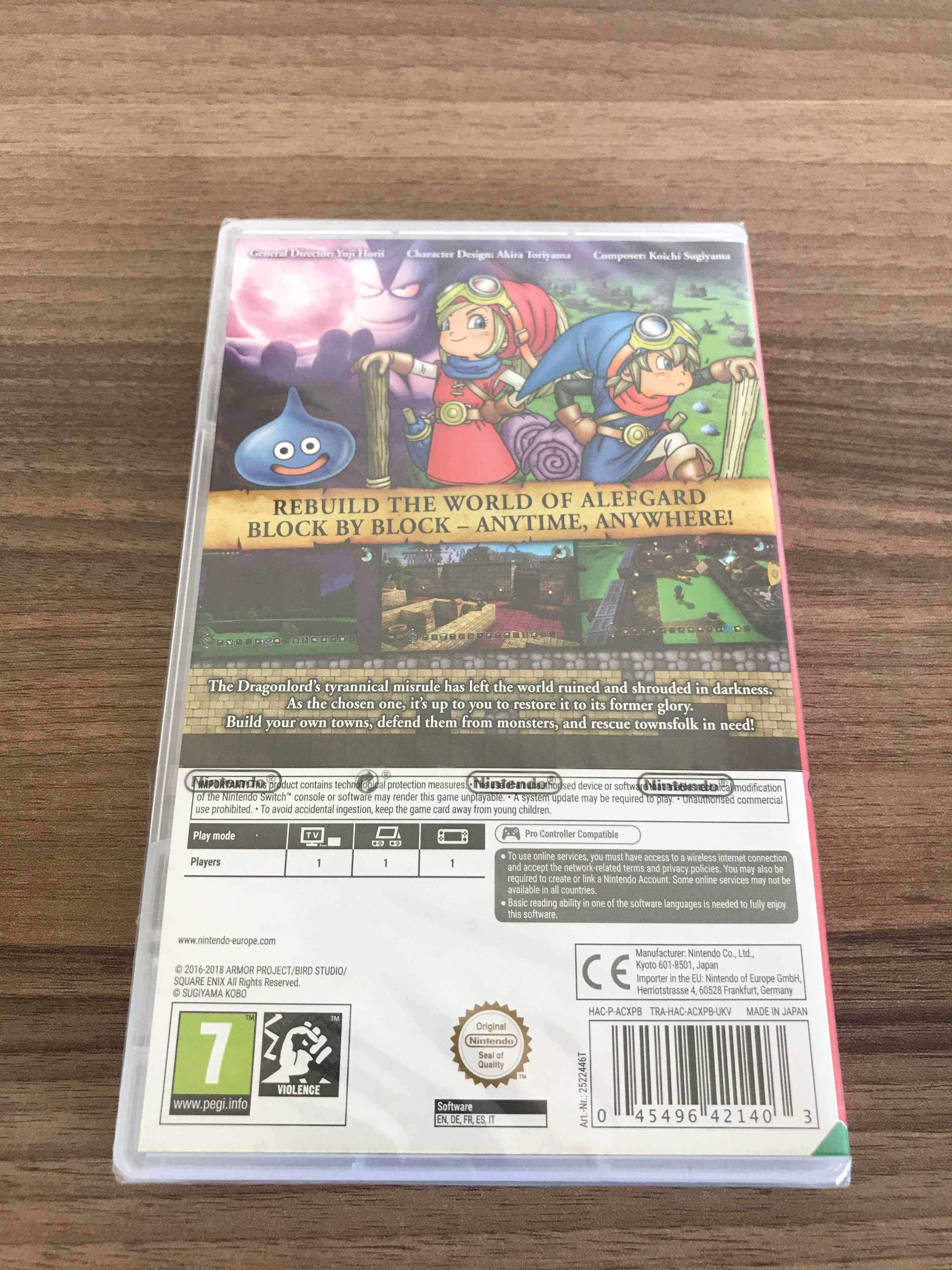 nowa Dragon Quest Builders Switch, folia, UKV