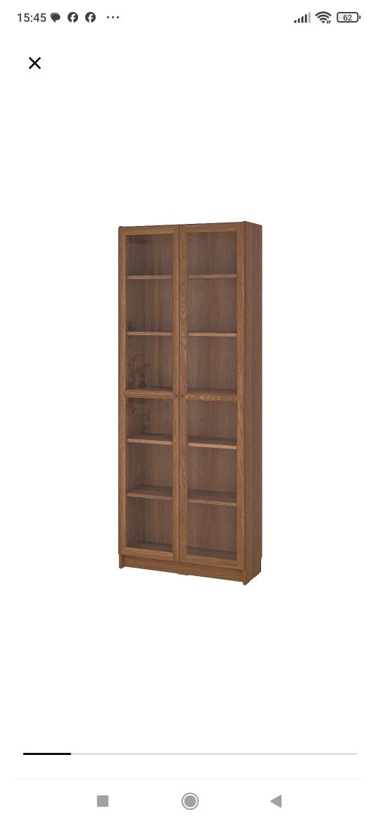 Regał IKEA Billy/ Oxberg 80x30x202