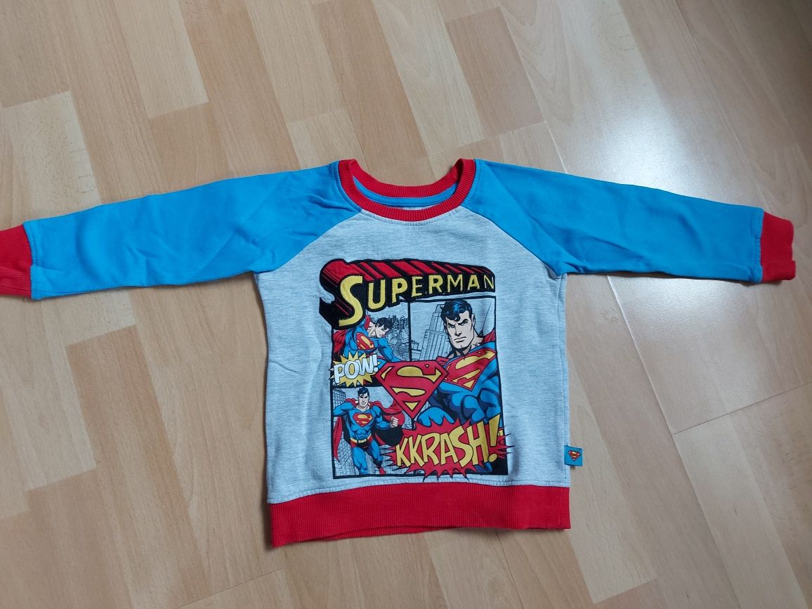 Bluza Superman chłopięca 92cm 18-24mce