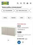 Biała szafka z drzwiczkami ODBIERZ DO 31.07.2025 ZA 350 ZL