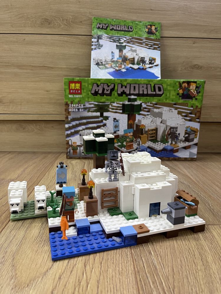 Minecraft конструктори: полярне іглу, ферма, храм в джунглях