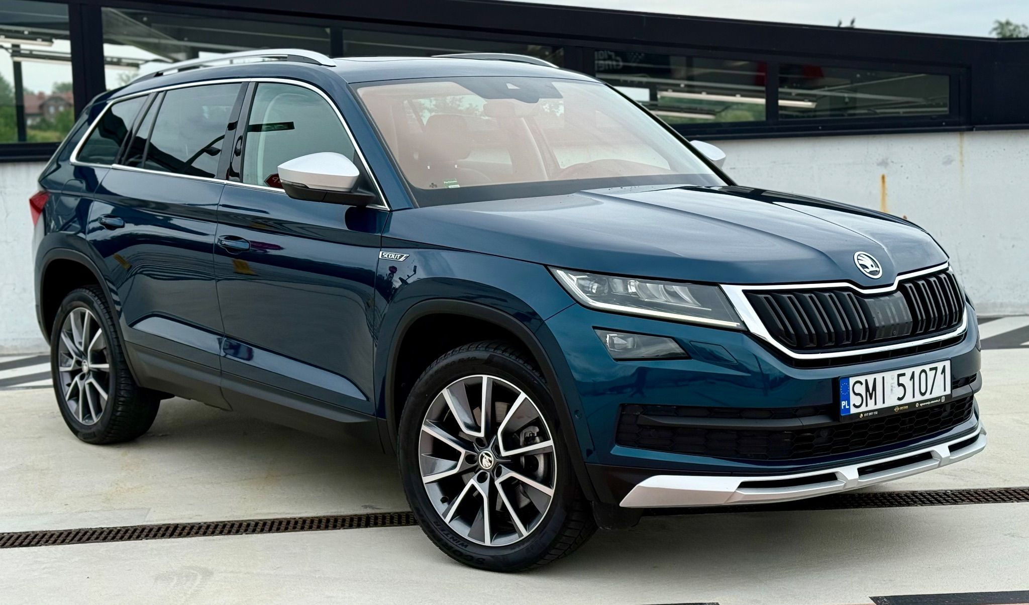 Skoda Kodiaq SCOUT*4X4* Najbogatsza*MozliwaOpcjaWyposazenia*Bezwypadek*ASO*Full