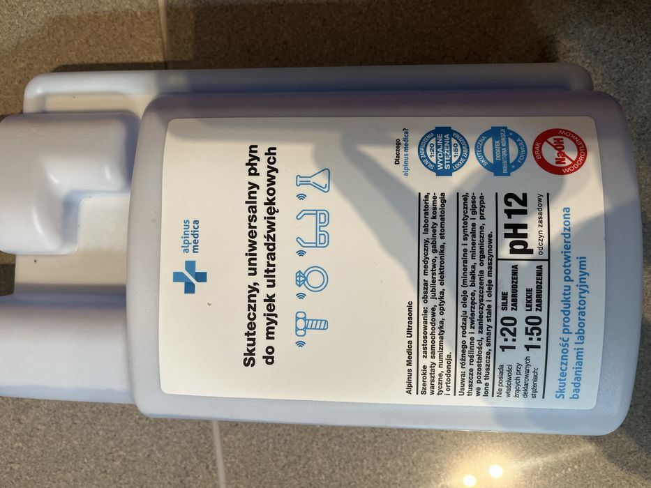 Płyn do myjek ultradźwiękowych Alpinus Medica Ultrasonic 1000ml