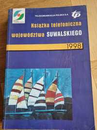 Książka telefoniczna woj suwalskie z 1998r