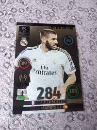 Karta limited edition champions league 2014 Panini 2015 Benzema Real