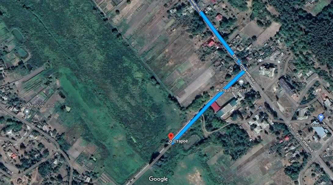 Участок 6 га центр села, рядом лес, озеро, река Днепр, Борисполь 28 км