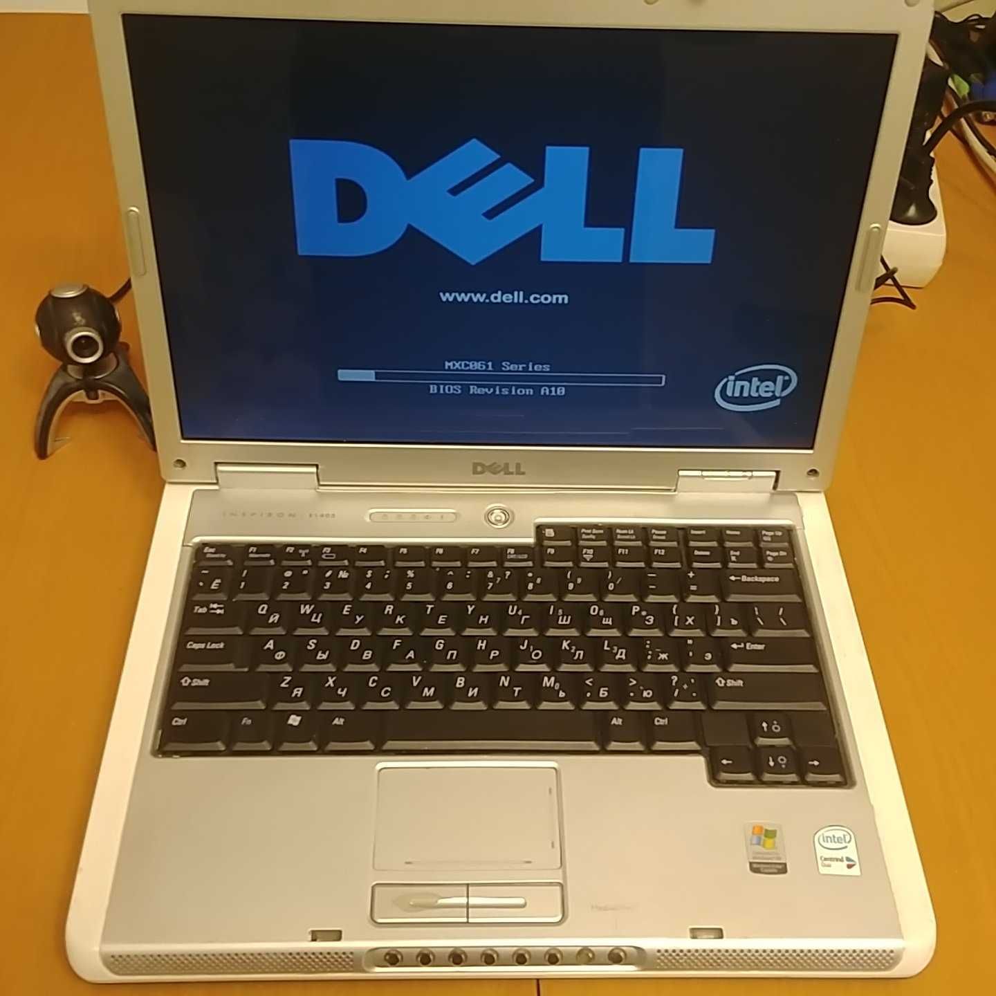 Двоядерний ноутбук DELL E1405, для школяра з камерою та гучномовцями