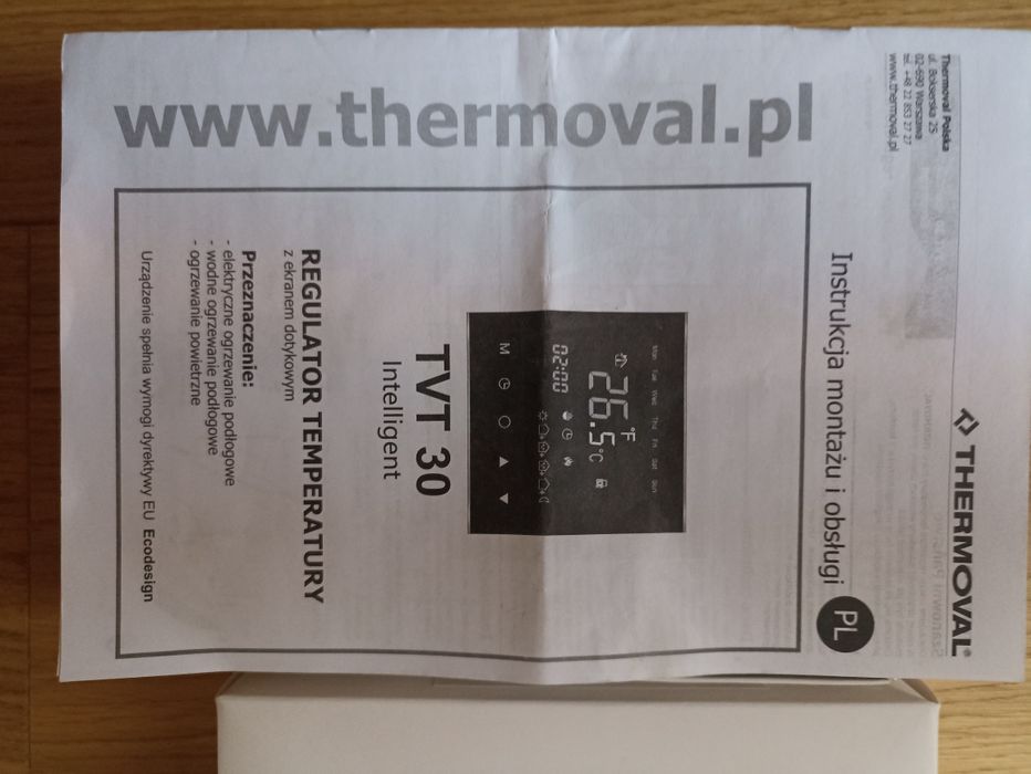 Sterownik, regulator temperatury, dotykowy