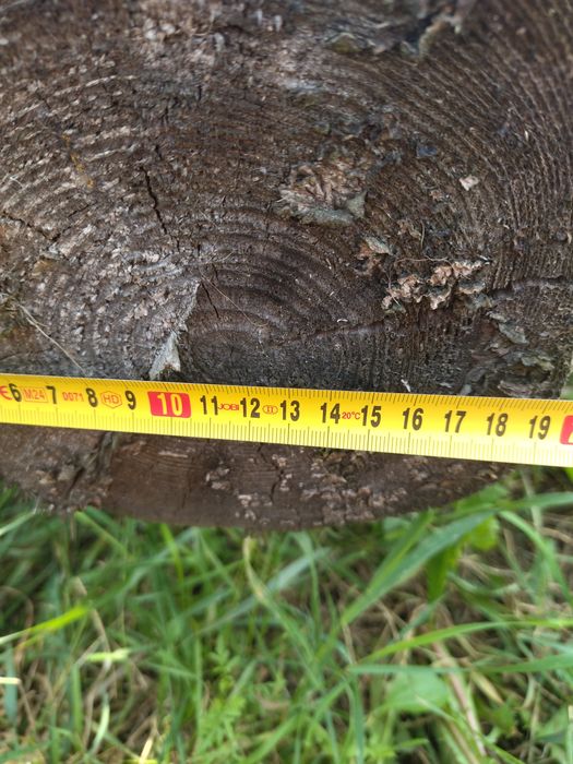 Kołki okorowane, stemple na huśtawkę, altanę