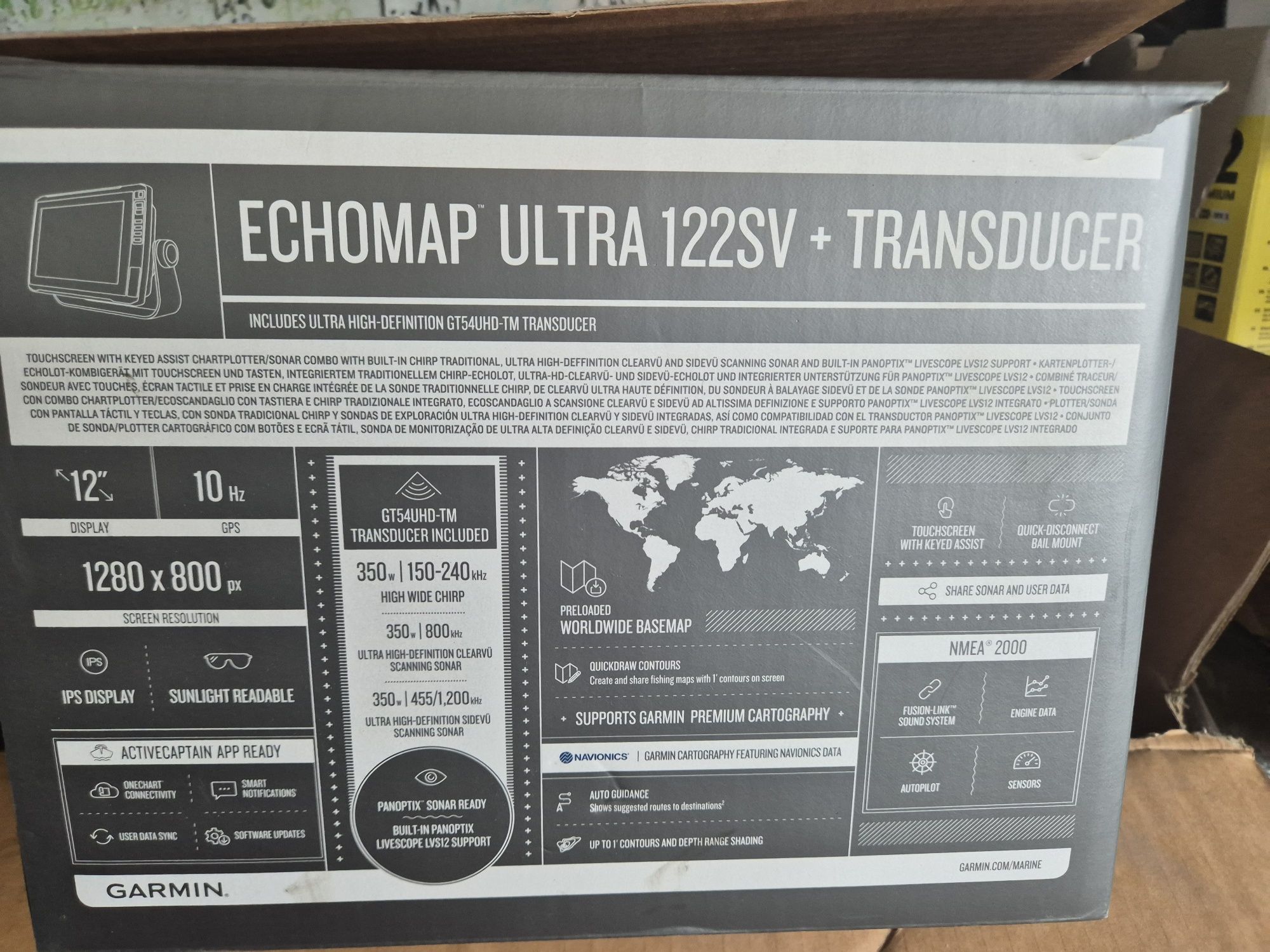 Echosonda garmin