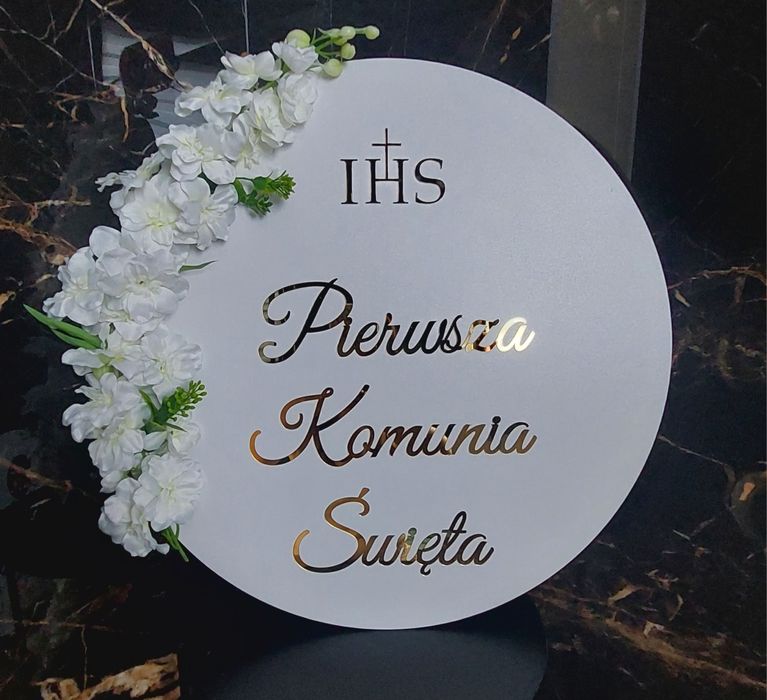 Tablice powitalne średnica 50cm