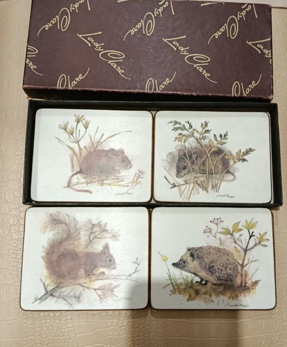 Вінтажні оригінальні підставки для гарячого Lady Clare Англія