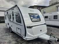 KNAUS Sudwind 500 QDK  rodzinna przyczepa z BOJLEREM GAZOWYM 10L